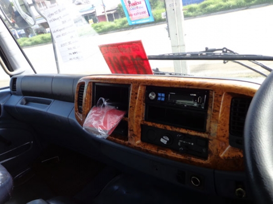 HINO MEGA FL1J 10 ล้อ 1 เพลา รถห้าง 220 แรงม้า JO8C TURBO INTERCOOLER EURO2 กระบะเหล็กคอกสูง ยาว 7.5