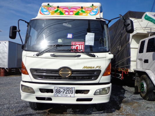 HINO MEGA FL1J 10 ล้อ 1 เพลา รถห้าง 220 แรงม้า JO8C TURBO INTERCOOLER EURO2 กระบะเหล็กคอกสูง ยาว 7.5 HINO MEGA FL1J 10 ล้อ 1 เพลา รถห้าง 220 แรงม้า JO8C TURBO INTERCOOLER EURO2 กระบะเหล็กคอกสูง ยาว 7.5