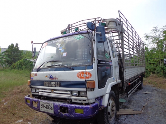 ISUZU ROCKY FRR 12 SA รถประกอบ 195 แรงม้า 6HE1 พวงมาลัยพาวเวอร์ เบรกทิฟฟี่ กระบะ คอกสูง ยาว 7.90 ม. ISUZU ROCKY FRR 12 SA รถประกอบ 195 แรงม้า 6HE1 พวงมาลัยพาวเวอร์ เบรกทิฟฟี่ กระบะ คอกสูง ยาว 7.90 ม.