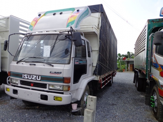 ISUZU ROCKY FTR 32NR รถห้าง 195 แรงม้า 6HE1 พวงมาลัยพาวเวอร์ เบรกทิฟฟี่ กระบะเหล็ก คอกสูง 7.30 เมตร 