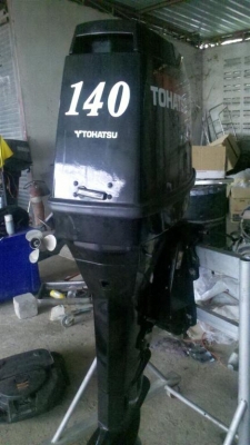 ขาย เครื่อง Tohatsu 140 แรงม้า สวยขั้นเทพ พร้อมControl 120000 บาท