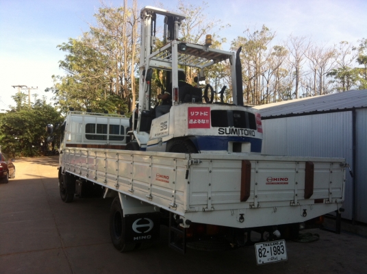 ขาย ฟอร์คลิฟต์ SUMITOMO. แท้จากญี่ปุ่น 3.5 TON เสายกสูง 5.4 m ( น้ำหนักรถ 6400 KG ) ขอขอบคุณพี่วสันต์ จ.เลย