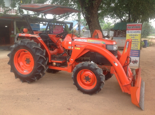 ปัญญาแทรคเตอร์มาแล้ว...นางฟ้า ครับ คูโบต้า L4508 พร้อม ใบมีดคานบนรุ่นใหม่ SD180 , ผาน 6x24