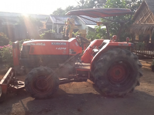 คูโบต้า L4508 4 WD 2 เพลา ใบมีดตราช้างคานล่าง..ทนทานแข็งแรง ทำงาน 1059 ชั่วโมง