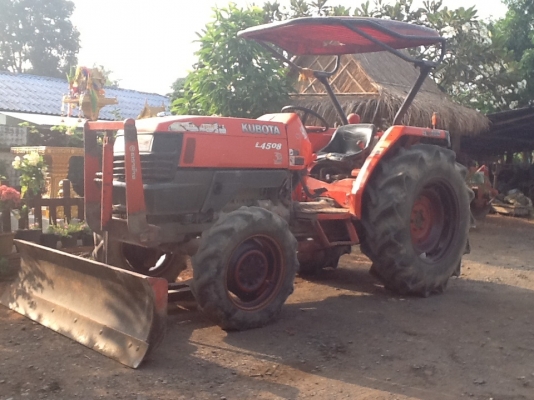 คูโบต้า L4508 4 WD 2 เพลา ใบมีดตราช้างคานล่าง..ทนทานแข็งแรง ทำงาน 1059 ชั่วโมง
