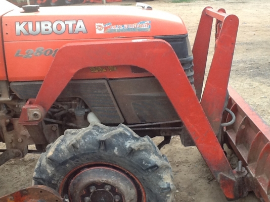 คูโบต้า L2808 4 WD 2 เพลา ใบมีดดันหน้าสยามแทรกเตอร์ เดิมๆทำงาน 1624 ชั่วโมง