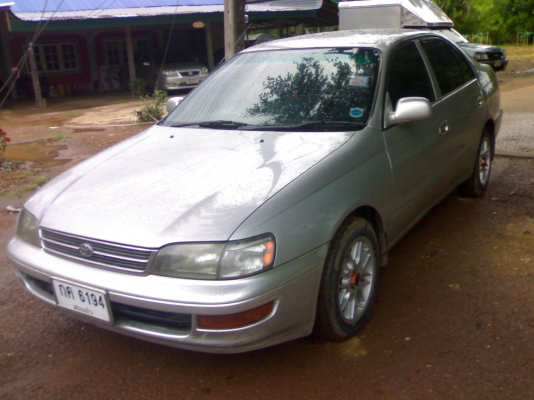 ขายโตโยต้าท้ายโด่งปี93 เครื่อง1600 เกียร์ธรรมา ติดแก๊สหัวฉีด ลดเหลือ105000คับ