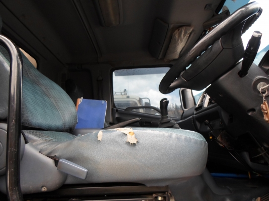 ขายสิบล้อ HINO MEGA Euro3 344แรงม้า กะบะเสรีชัย ดั้มเสาอากาศ