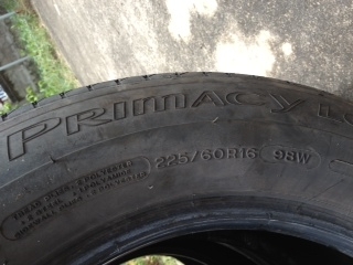 ขายยาง มือสอง Michelin primacy LC 225/60/R16 ขายยาง มือสอง Michelin primacy LC 225/60/R16