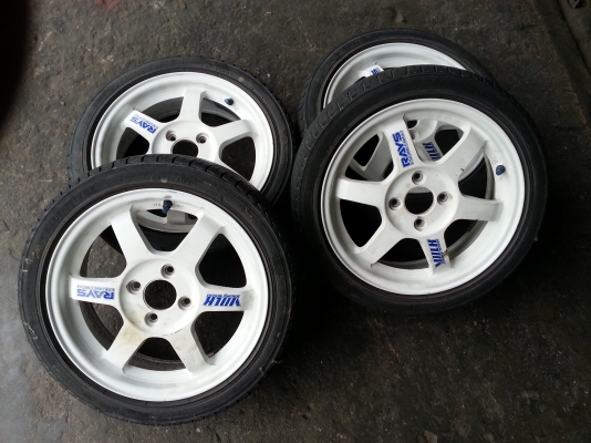 ขายแม็กซ์ TE37 แท้ ขอบ 15"