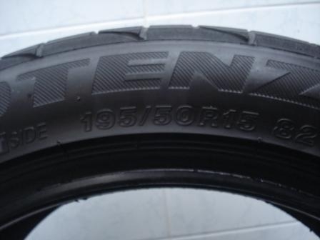 ขายยาง BRIDGESTON RE002  195-50-15 ถูกๆ 1คู่ปี 11