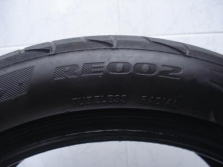 ขายยาง BRIDGESTON RE002  195-50-15 ถูกๆ 1คู่ปี 11