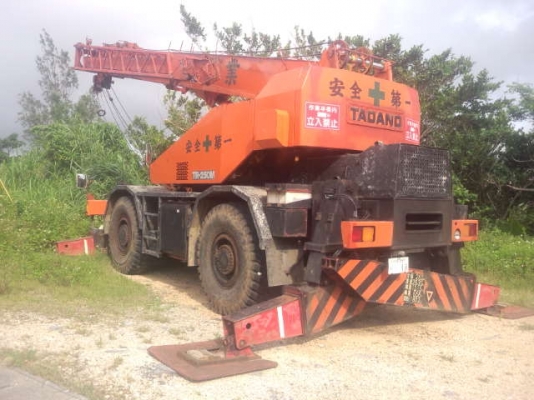 ขายเครนเก่านอกญี่ปุ่นแท้ TR250M-4 ราคาถูกสภาพใช้ได้ค่ะ สนใจติดต่อเจี๊ยบเลยค่ะ 087-3310254 ค่ะ