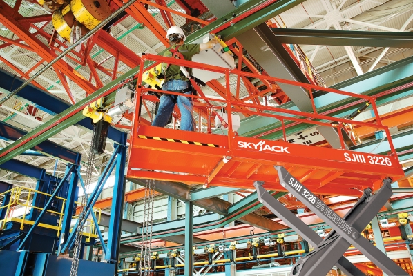 รถกระเช้า  Skyjack Scissor lift