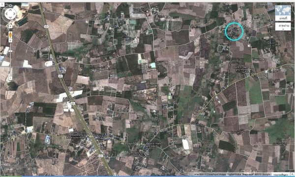 ขายด่วนบ้านเดี่ยวชั้นเดียวพร้อมที่ดิน 1ไร่