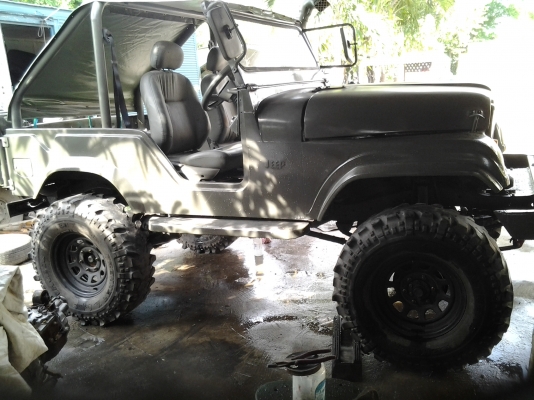 รถจิ๊ป CJ5 เครื่องมาสด้าดีเซล 4x4 ยกสูงเทินเพลา พวงมาลัยเพาเวอร์ ขายถูกครับ 150,000 บาท (No book)