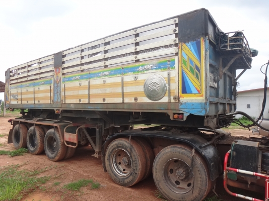 ขายด่วน  หางเทลเลอร์ดัมพ์  อู่สหกิจ   สามเพลา  ยาว 8 .50 เมตร  พร้อมใช้งาน