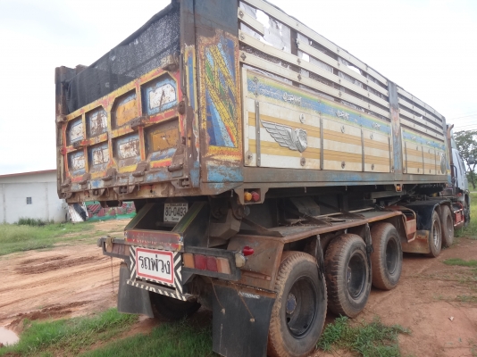 ขายด่วน  หางเทลเลอร์ดัมพ์  อู่สหกิจ   สามเพลา  ยาว 8 .50 เมตร  พร้อมใช้งาน