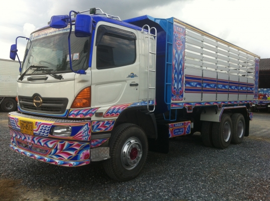 ขายรถบรรทุกดั้ม  พ่วง  แม่-ลูก  HINO  320  ต่อกะบะมิเนียมใหม่ - ลูกพ่วงใหม่ พร้อมใช้งาน