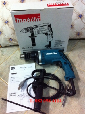ขายสว่านกระแทก มากีตาร์ Makita Hammer Drill รุ่น HP1630 (สามารถปรับขวา-ซ้ายได้)