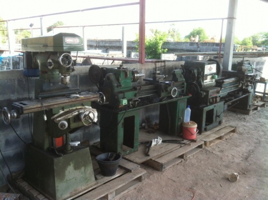 ขายเหมาถูกๆ แท่นพับ-กลึง-ไส 4 ตัว