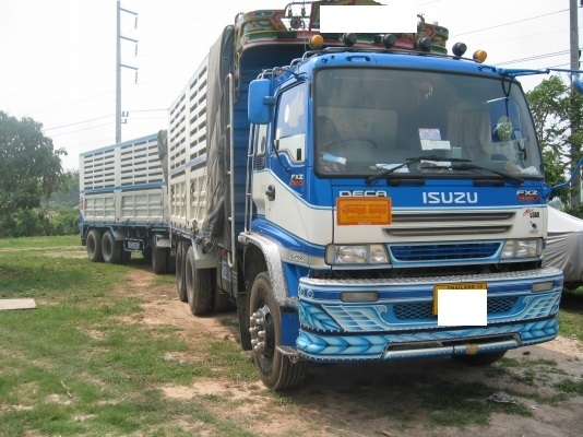 ISUZU DECA  320 HP EURO 2 ปี 50 รถพ่วงแม่+ลูก คอกเกษตร