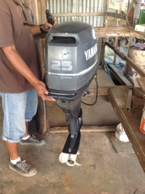 ขายเครื่องเรือYamaha four stroke 25hp