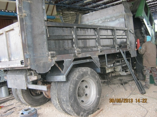 ขายรถบรรทุกหกล้อดั้ มิซูบิชิ FK 457H เครื่อง6D16 เครื่อง 220 แรงม้า เทอร์โบ
