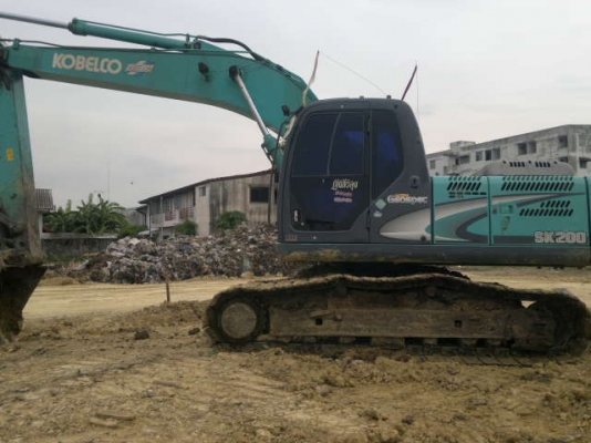ขายรถแบคโฮ KOBELCO SK200-YN11 ไฟฟ้าครบ เอกสารอิมวอย รถใช้งานอยู่ ราคาถูกๆ รีบจองด่วน