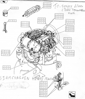 KOBELCO (140SR-3) - ACERA CRAWLER EXCAVATOR - ASN YH07-09001 (6/12-) > CRANK PULLEY > CRANKSHAFT PULLEY (Part#: VA32B2011201)