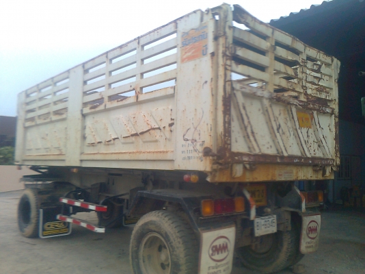 ลูกพ่วง สามมิตร ลอนเฉียง ดัมพ์ ยาว 6 เมตร ปี 50