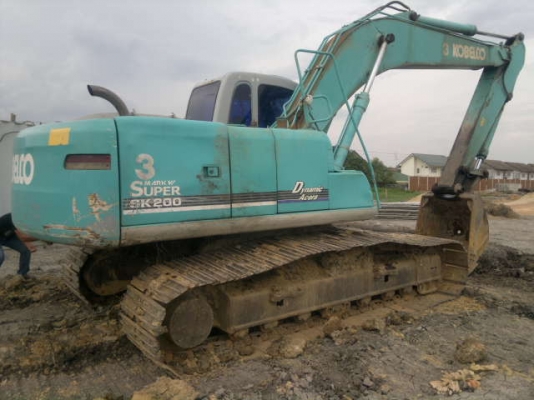 ขายรถแบคโฮ KOBELCO SK-200-YN-10 ไฟฟ้าเต็ม เอกสารอิมวอย รถสวย รีบจองด่วน