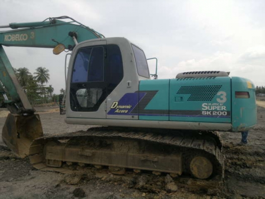 ขายรถแบคโฮ KOBELCO SK-200-YN-10 ไฟฟ้าเต็ม เอกสารอิมวอย รถสวย รีบจองด่วน