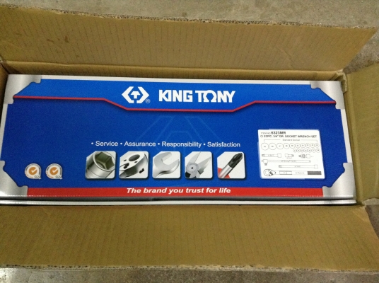 บล็อกชุด ขนาด 6 หุน 23 ตัวชุด KingTony