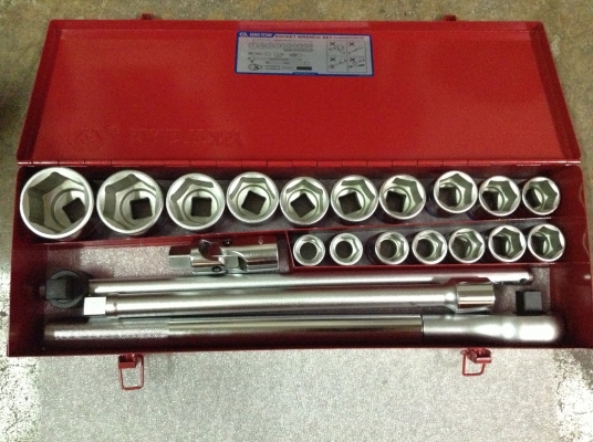 บล็อกชุด ขนาด 6 หุน 23 ตัวชุด KingTony บล็อกชุด ขนาด 6 หุน 23 ตัวชุด KingTony