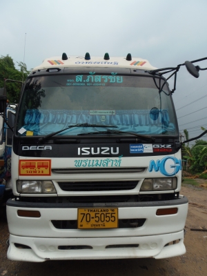 ขายรถหัวลากพร้อมหางเทรเลอร์ 2เพลา ISUZU DECA 320 แรง ติดแก๊สร่วมใช้ได้ 2ระบบประหยัดน้ำมัน จดปลายปี47 1,950,000฿ ด่วน