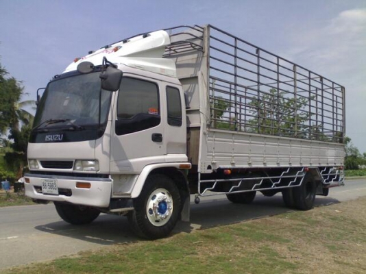 ขาย ISUZU 195 ไดร้ก้า รุ่น FTR33PT เครื่อง 6HH1 ยาว 7.20 เมตร กว้าง 2.45 เมตร