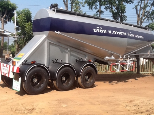 รถกล้วย หอมบรรทุกปูนผง3 เพลา รถกึ่งพ่วงlow bed 4-5เพลารถกึ่งพ่วงบรรทุกน้ำมัน รถไซโลบรรทุกอาหาร รับทำ