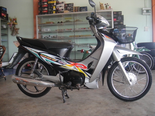 ขายฮอนด้า เวฟ 125 สีเทา -ดำ ทะเบียนพร้อมชุดโอน