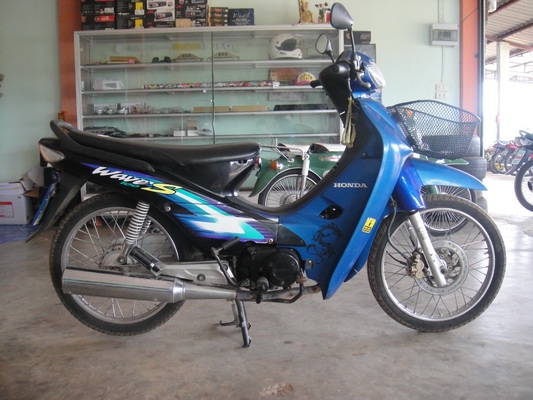 ขายฮอนด้า เวฟ 100 S สีน้ำเงิน-ดำ ทะเบียนพร้อมชุดโอน ขายฮอนด้า เวฟ 100 S สีน้ำเงิน-ดำ ทะเบียนพร้อมชุดโอน