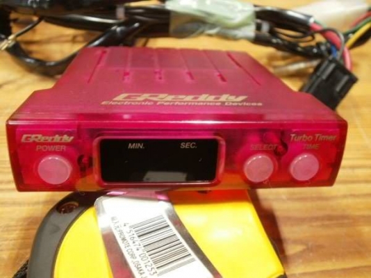 ขายตัวตั้งเวลาะัยเครื่องยนต์เทอโบไทมเมอร์ greddy บอดี้ใสเสียงริงโทนมีไฟโชวํสีบานเย็น