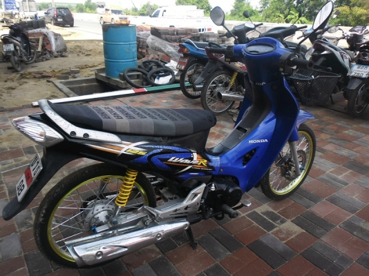 เวฟ125sสตาร์ทมือปี46รถบ้านเครื่องดีสีสวยเอกสารครบ