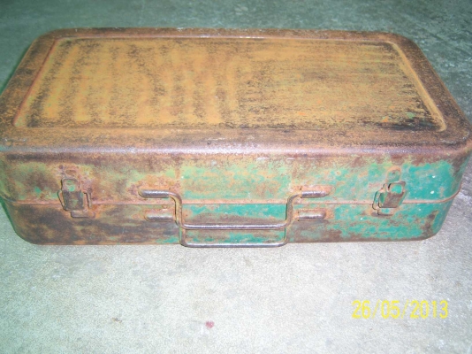 กล่องเหล็กพร้อมสว่าน