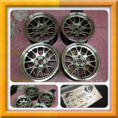 ขายแม็กมือ2 BBS BF1 ขอบ15 4รู100 กว้าง 8 ราคา 9,900 บาทถูก