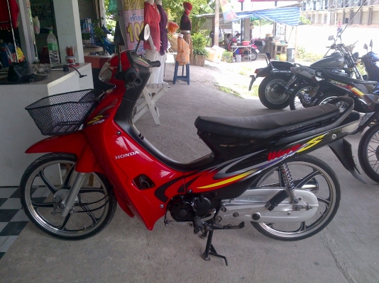 ขาย!ฮอนด้าเวฟ สต๊าทมือ ล้อแม็ก รถเครื่องเดิมแน่นๆ  พร้อมใช้ ทะเบียน+เอกสารโอน ภาษีไม่หมด