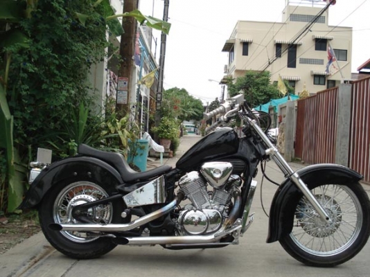 ((ถูกที่สุดใน3โลก)) สตีส400cc. สวยกริ๊บแต่งแนวคลาสสิคเครื่องดีเก็บงานใหม่หมดมีเอกสารอินวอยแท้ๆคับ