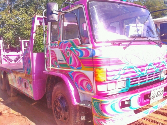 ขายด่วน HINO F17 ขึ้นรถเกี่ยว รถแบ็คโฮ