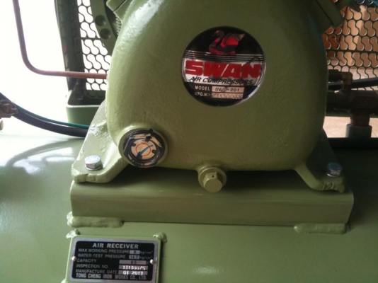 ขายปั๊มลมขนาด 1 HP 85 ลิตร ราคาส่ง พร้อมมอเตอร์ฮิตาชิ จัดส่งได้ทั่วประเทศ