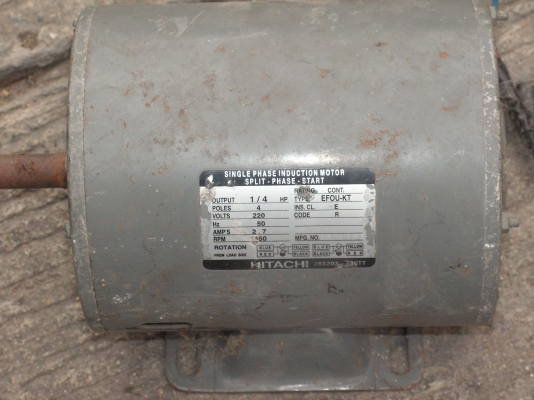 มอเตอร์ฮิตาชิ1/4เเรงใช้ได้