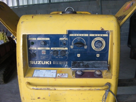 เครื่องปั่นไฟsuzuki suw1505พร้อมชุดเชื่อมสนาม สภาพสวยจากญี่ปุ่นแท้พร้อมใช้งาน ราคา 29,000บาท